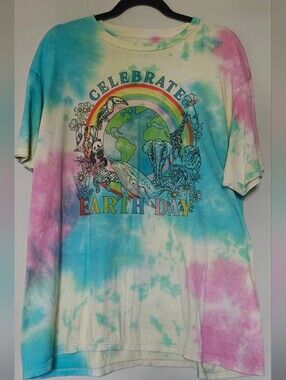 PS/ LA Celebrate Earth Day Tie-Dye Graphic Tee